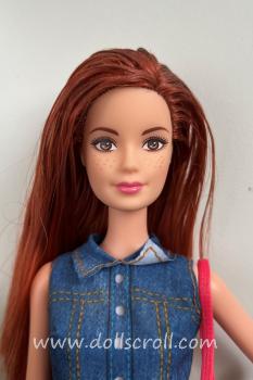 Mattel - Barbie - Barbie Fashionista - Jean Shirt and Black and White Skirt - кукла